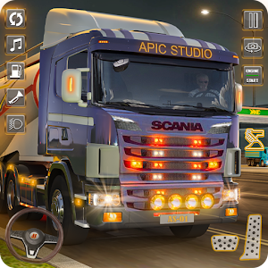 Euro Oil Tanker Truck Games 3D Screenshot 0