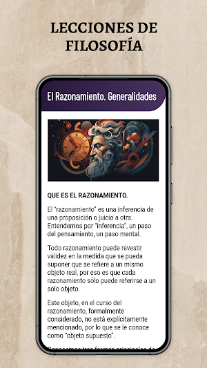 Ideas filosóficas - Lecciones Screenshot 1