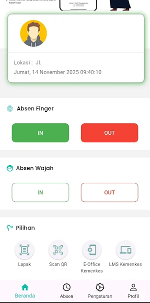 Persahabatan e-HRIS Screenshot 2