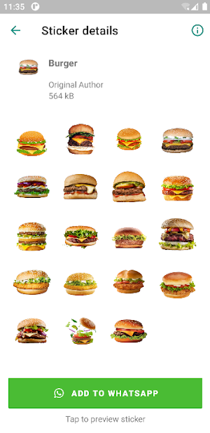 Food Stickers Pro Screenshot 1