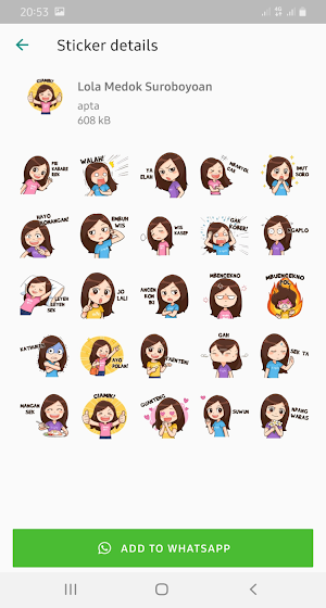Stiker WA Lucu Bahasa Jawa Screenshot 3