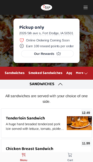 Community Tap and Pizza Screenshot 0