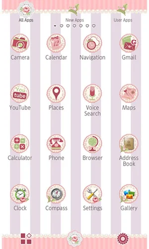 -Lavender Rose-Theme +HOME Screenshot 1