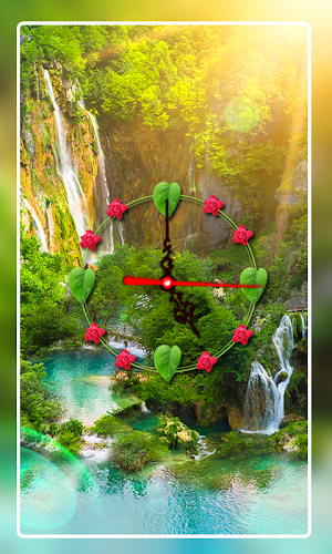 Nature Clock Live wallpaper Screenshot 2