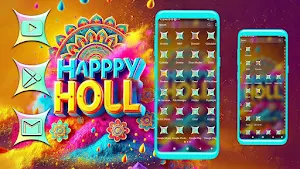 Happy Holi Theme Screenshot 1