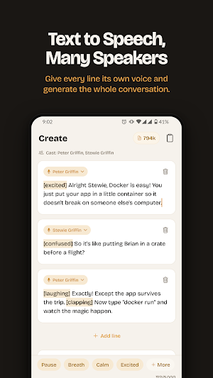 Fish Audio: AI Voice Clone TTS Screenshot 1