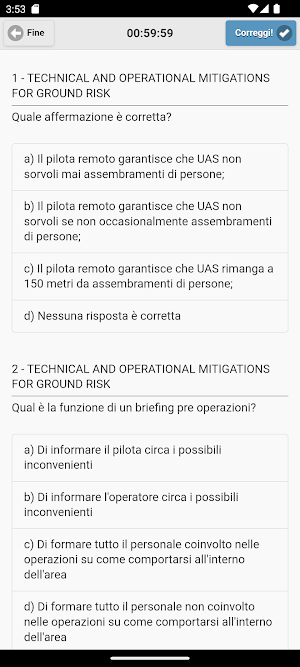 Quiz Droni A2 Screenshot 2