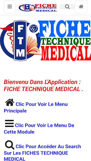 Fiche Technique Médicale Screenshot 1