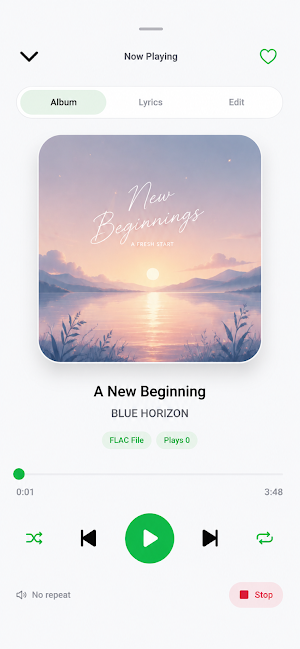 JC Music - Local Music Player Screenshot 3