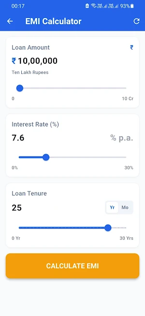 EMI Calculator & Loan, FD, SIP Screenshot 1