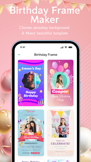 Birthday Photo Frame Maker Screenshot 1