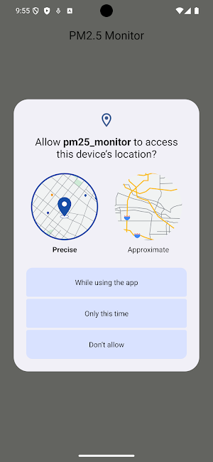 PM2.5 Monitor Screenshot 0