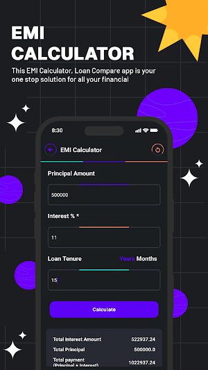Loancash - Emi Loan Calculator Screenshot 1