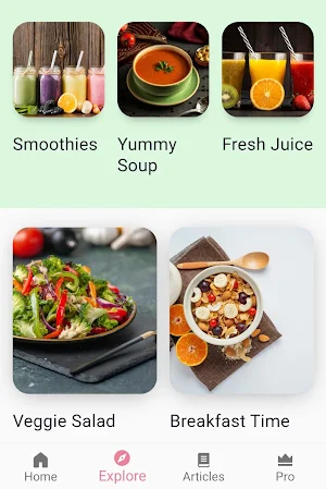 Raw Food Recipes App Screenshot 0