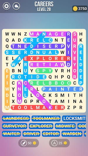 Word Search - Find Word Screenshot 2
