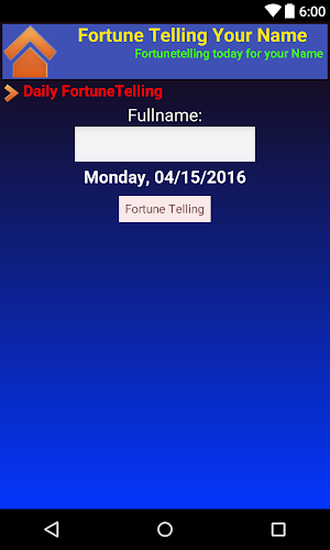 Fortune Telling Your Name Screenshot 1