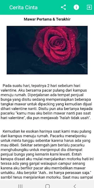 Kata Gombal Cerita Cinta Screenshot 2