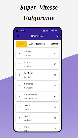 French Bible + English Screenshot 2