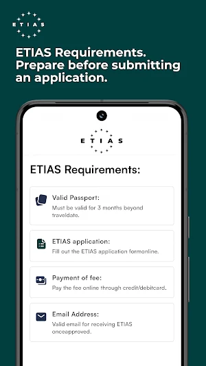 ETIAS Screenshot 2