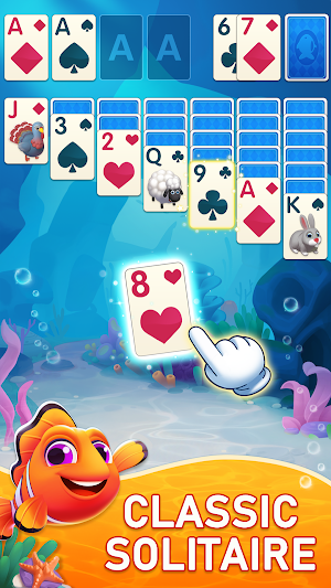 Solitaire Fish - Card Games Screenshot 3