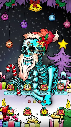 Winter Skull - Wallpaper Screenshot 0