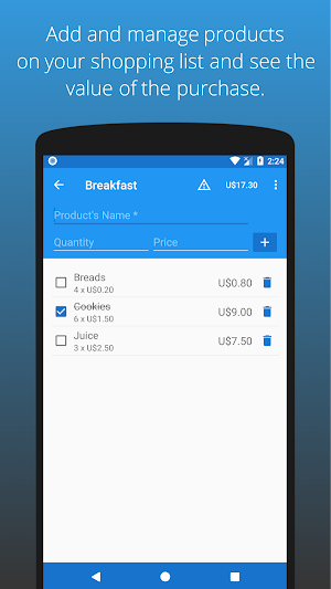 Quick & Easy Shopping List Screenshot 2