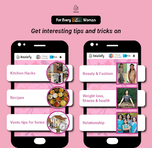 Indian Women App: Healofy Screenshot 3