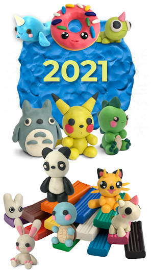 Kawaii Craft: Clay And Plasticine Cute Сharacters Screenshot 0