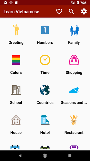 Learn Vietnamese Free Offline For Travel Screenshot 0