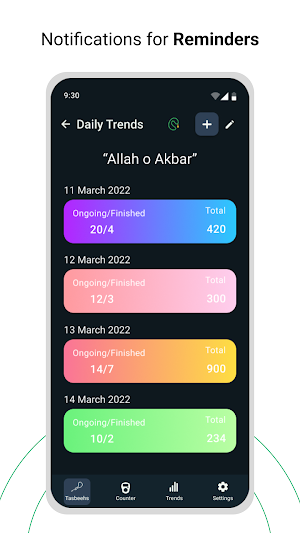 Tasbeeh Counter: Tasbih, Zikr Screenshot 3