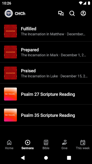 ChristChurchWeb Screenshot 1