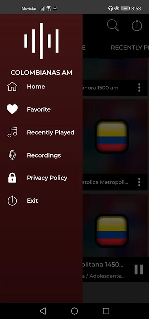 Colombian AM Radio Stations Screenshot 0