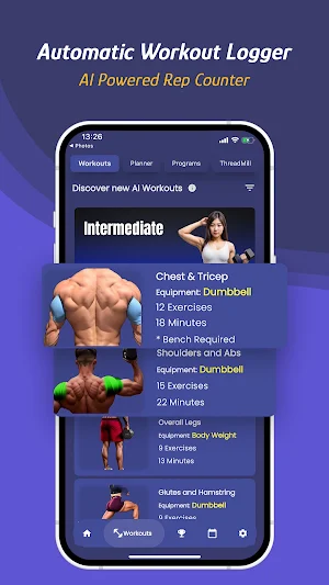 AI Fitness Coach: Rep Counter Screenshot 1