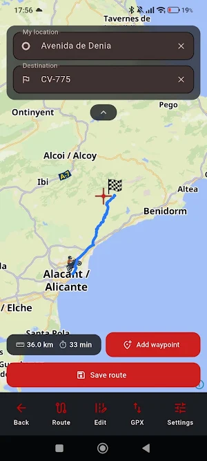 MotoFlap: Motorcycle GPS & Map Screenshot 3