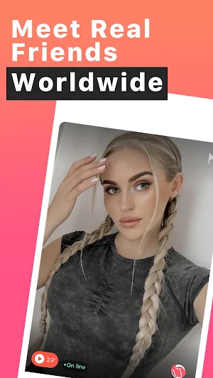 Tinge-Meet People. Video Chat Screenshot 0