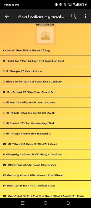 The Australian Hymnal Book Screenshot 0