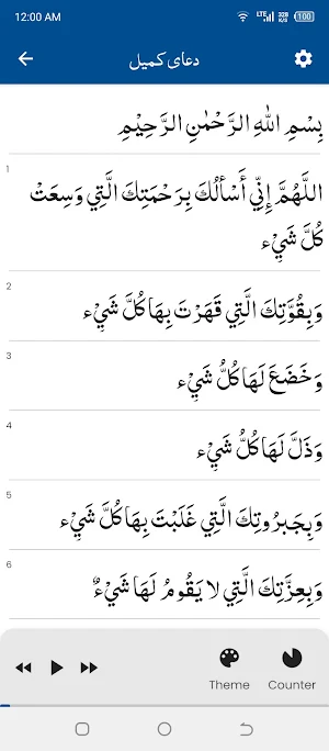 Dua Kumail دعا کمیل Screenshot 0