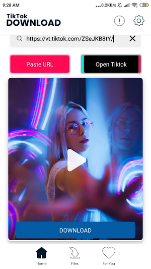Video Downloader for TikTok Screenshot 1