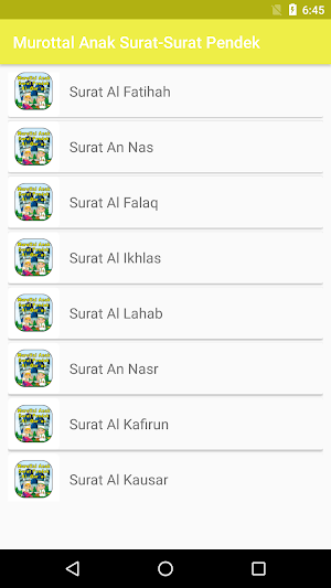 Murottal Anak Surat Pendek Screenshot 0
