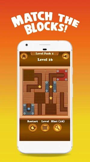 Ball Block Puzzle: Find the Path & Roll the Ball ! Screenshot 0