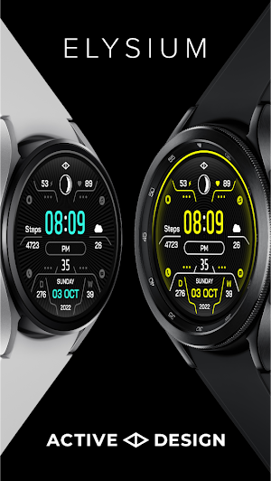 Elysium: Digital Watch Face Screenshot 2