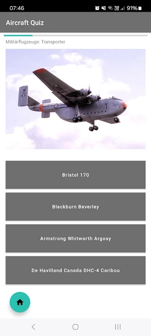 Aircraft Quiz Screenshot 1