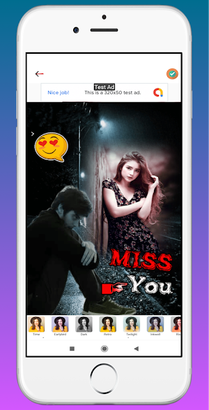 Miss You Photo Frame Screenshot 3