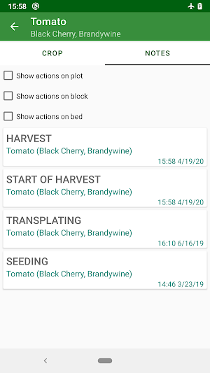 Vegetable garden planner Screenshot 2