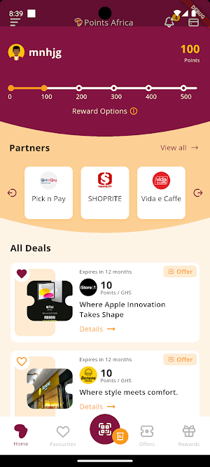Points Africa Screenshot 1