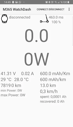M365 Dash for Samsung Watch (M365 WatchDash) Screenshot 3