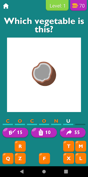 Guess The Vegetable By Emoji Screenshot 0