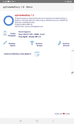 apDiabetesDiary Screenshot 2