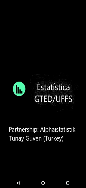 Estatística GTED - UFFS Screenshot 0