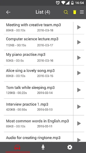 Voice Recorder Screenshot 2